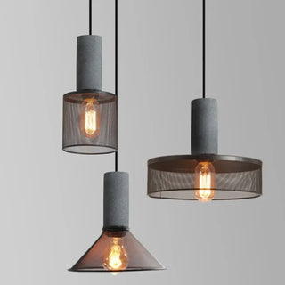 Refined interior pendant lamp, modern glass metal ceiling hanging light