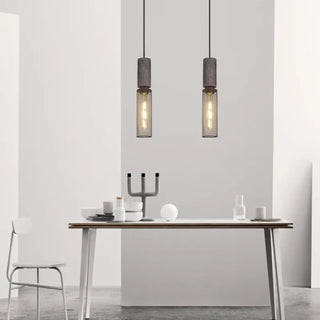 Modern pendant, glass and metal refined interior ceiling hanging fixture