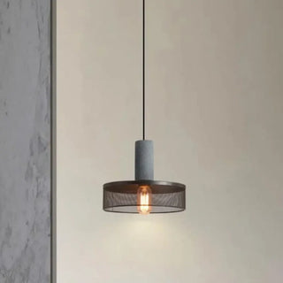 Modern glass and metal pendant light, refined interior ceiling fixture