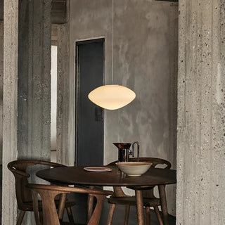 LANDYG Contemporary Opal Glass Ceiling Light – view 2