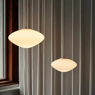 LANDYG Contemporary Opal Glass Ceiling Light – view 1