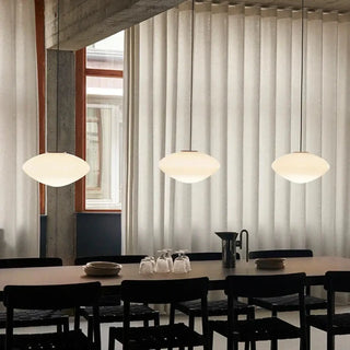 LANDYG Contemporary Opal Glass Ceiling Light – view 5