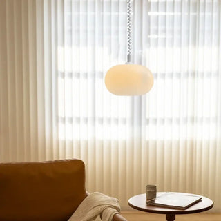 FANATY Opaline Glass Spiral Cable Ceiling Light – view 1