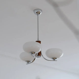 CATHE Opaline Glass Chrome Support Ceiling Light – view 3