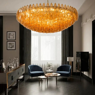 MURYAH Sculpted Glass Modern Interior Ceiling Light – view 4