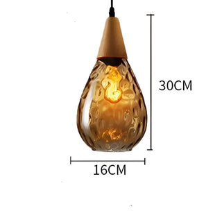 PATTERA Blown Glass Drop Shape Pendant – view 4