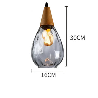 PATTERA Blown Glass Drop Shape Pendant – view 3