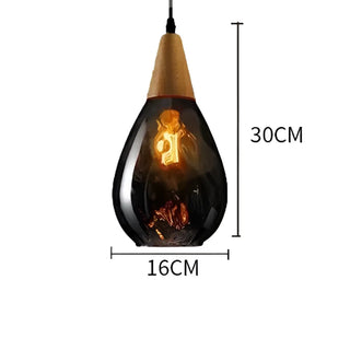 PATTERA Blown Glass Drop Shape Pendant – view 7