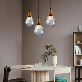 PATTERA Blown Glass Drop Shape Pendant – view 2