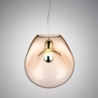 Modern Nordic pendant lamp smoked glass chandelier
