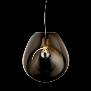 Nordic smoked glass pendant light dining room E27
