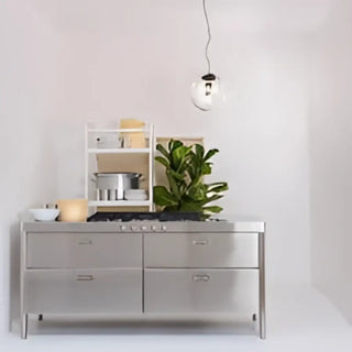Nordic creative pendant light grey glass dining room