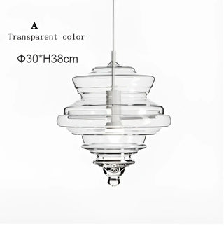 Elegant Art Deco glass pendant lamp, geometric decorative ceiling hanging light