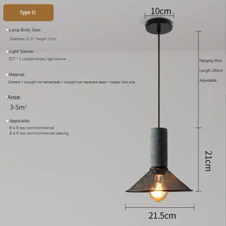 LOFTY Industrial Loft Glass Ceiling Light – view 9