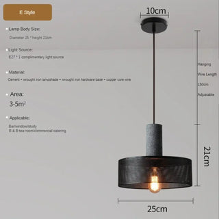 LOFTY Industrial Loft Glass Ceiling Light – view 10