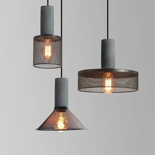 LOFTY Industrial Loft Glass Ceiling Light – view 4