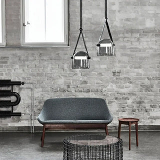 CANO Gray Tinted Glass with Black Cable Ceiling Light – view 1