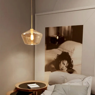 MODELS Modern Transparent Glass Ceiling Light – view 1