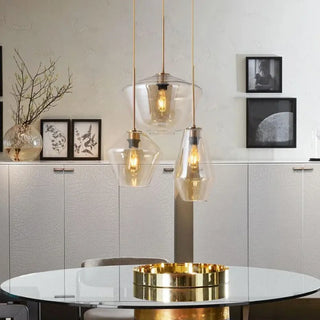 MODELS Modern Transparent Glass Ceiling Light – view 4