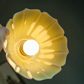 CATINAH Green Ceramic Vintage Ceiling Light – view 3