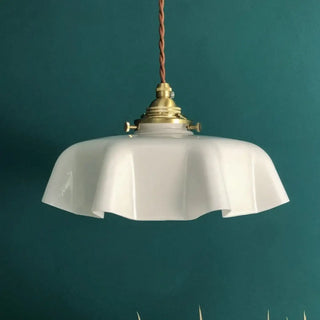 OINA Vintage White Brass Finish Pendant – view 1