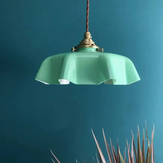 OINA Vintage White Brass Finish Pendant – view 2