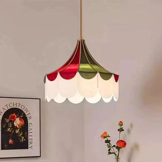 RETRIA Vintage Colored Fabric Ceiling Light – view 1