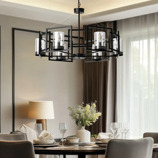 Retro industrial hanging ceiling lamp, vintage warm LED pendant light for kitchen