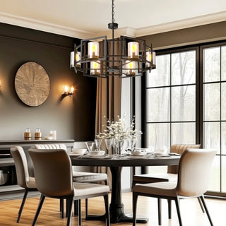 Retro vintage pendant lamp with Edison bulb, industrial style hanging ceiling light