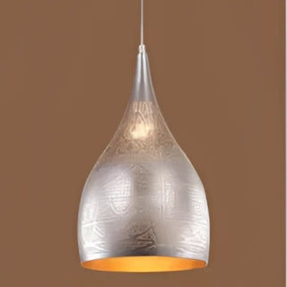 Artisan metal frame oriental pendant lamp, warm ambient ceiling hanging light