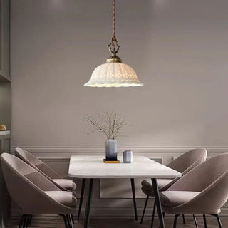 MOFEIL Vintage Antique Glass Style Ceiling Light – view 5