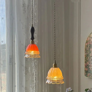 NDRASY Vintage Retro-Chic Glass Ceiling Light – view 2