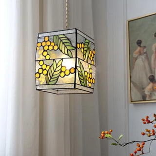 HOMEA Stained Glass Art Deco Ceiling Light – view 1