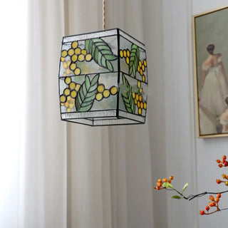 HOMEA Stained Glass Art Deco Ceiling Light – view 3