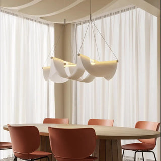 NAUTILUS Wavy Veil Contemporary Design Ceiling Light – view 1