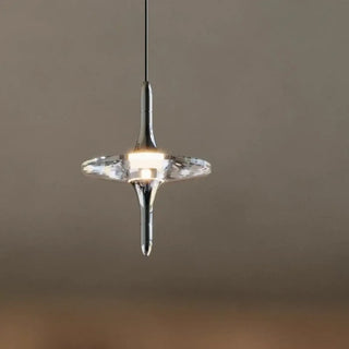 Elegant modern crystal pendant, suspension indoor ceiling hanging fixture