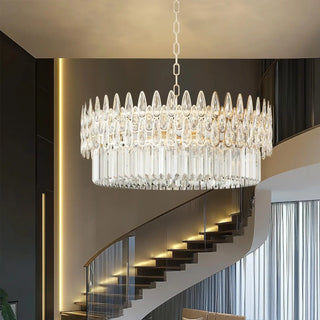 DUSARUI Modern Elegant Crystal Gilded Chandelier – view 3