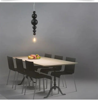 MOLUX Modern Luxurious Black Ball Chandelier Ceiling Light – view 1