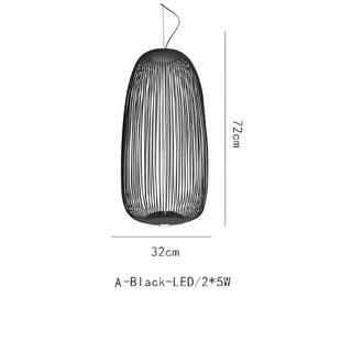 FOCARINI Black or White Contemporary Metal Ceiling Light – view 3