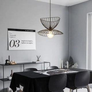 MET Black Metallic Suspension Ceiling Light – view 1