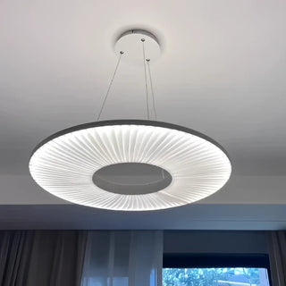 NOURDE Minimalist Beige Pendant with Iron Structure – view 2