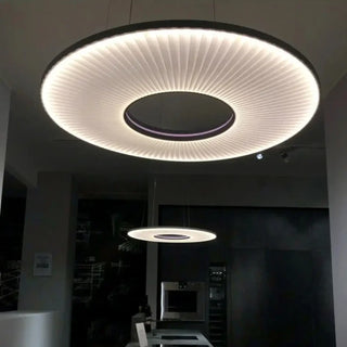 NOURDE Minimalist Beige Pendant with Iron Structure – view 3
