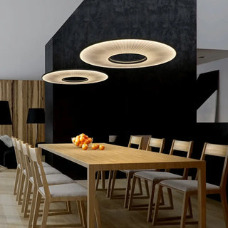 NOURDE Minimalist Beige Pendant with Iron Structure – view 5