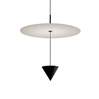 NICO Minimalist Black Cone Floating Disc Ceiling Light – view 6