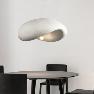 GLOPOP Organic Minimalist White Ceiling Light – view 2