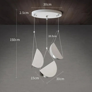 GALIM White Origami Ceiling Light – view 8