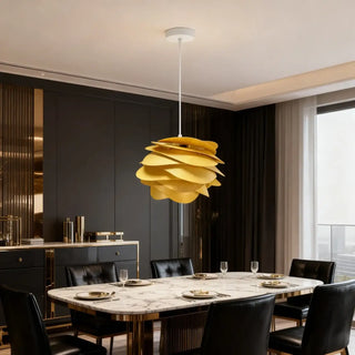 PIDESE Modern Wood Flower Natural Pendant – view 3
