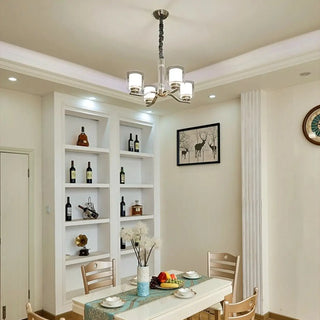 MARKA Modern Chrome Cylindrical Ceiling Light – view 5