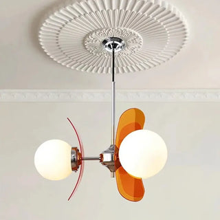 BITRO Modern Chrome Glass Globes Retro Design Ceiling Light – view 3