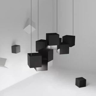 DEME Modern Pure Geometric Cubes Ceiling Light – view 2
